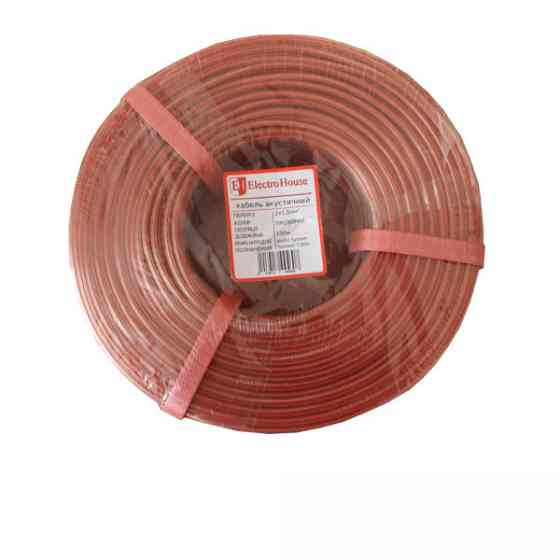 Кабель акустичний 2x1,5 мм²  CCA, прозорий Дніпро