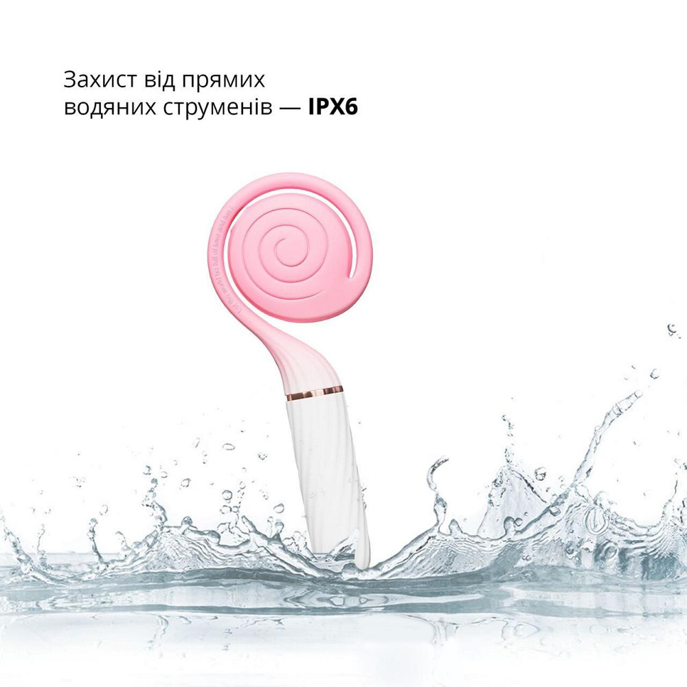 Пульсатор з вакуумною стимуляцією Otouch LOLLIPOP Pink Sex Aura Київ - фото 6