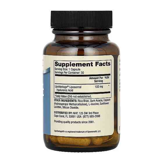 Ліпосомальна гіалуронова кислота Dr. Mercola Liposomal Hyaluronic Acid 30 капс Київ