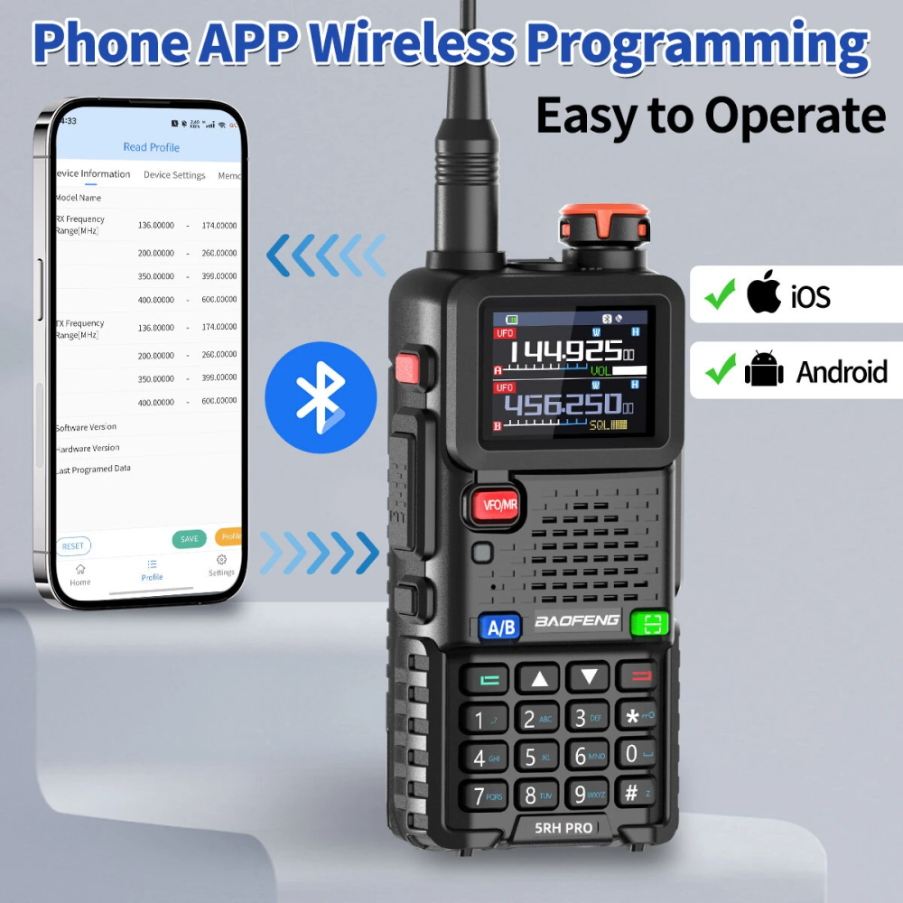 Рація Baofeng UV-5RH 10W Type-C Вінниця - фото 2