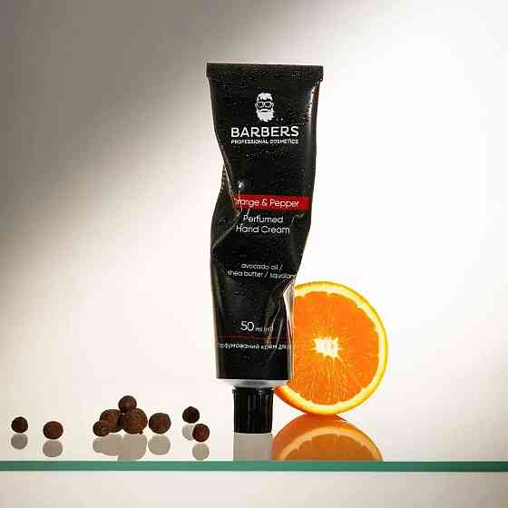 Парфумований крем для рук Orange & Pepper Barbers 50 мл Київ
