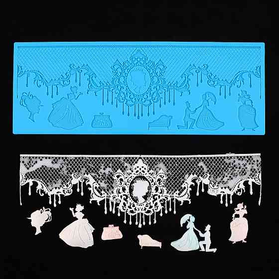 Молд силиконовый Бал 30 на 11 см синий Киев