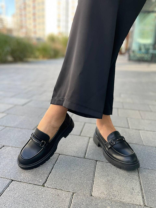 PLPS Лоферы женские PLPS черные натуральная кожа 36-41 (R035-1) Коломия - фото 6