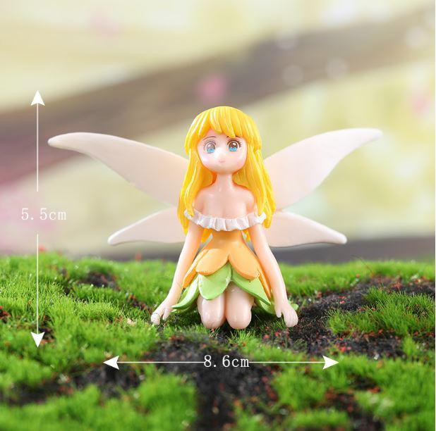 Декоративная фигурка Фея для флорариума, моссариума, мини-сада, вазона, кашпо Жовта Одесса - изображение 1