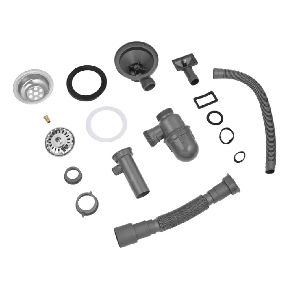 Кухонная мойка с нержавеющей стали Kroner KRP Satin - 63х50 (0.8 мм) Киев - изображение 7