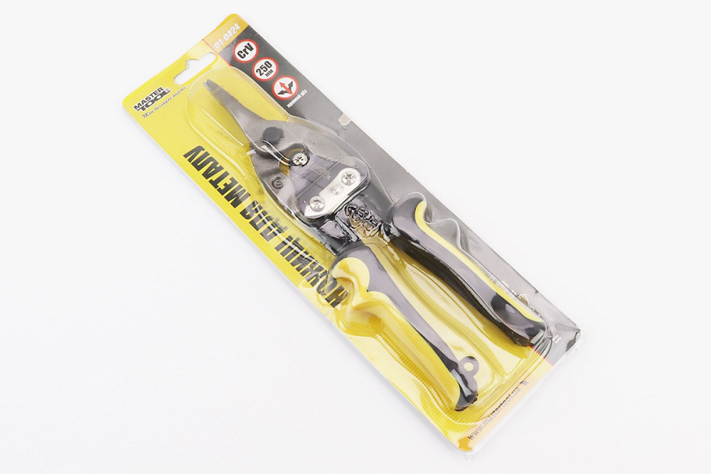 Ножиці по металу 250мм прямий різ CrV 01-0424 Київ - фото 2