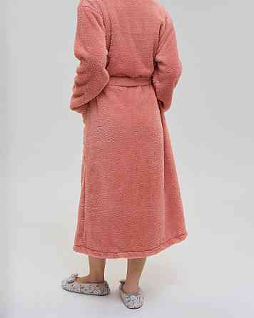 Теплий однотонний жіночий халат Nicoletta Queen — Велюрсофт 94118 M Київ