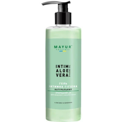 Гель для інтимної гігієни Mayur Intim Aloe Vera Hygiene Gel З алое вера та пантенолом 500 мл (4820230950762) Вінниця - фото 1