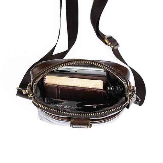 Сумка мужская Vintage 14728 Коричневый Киев