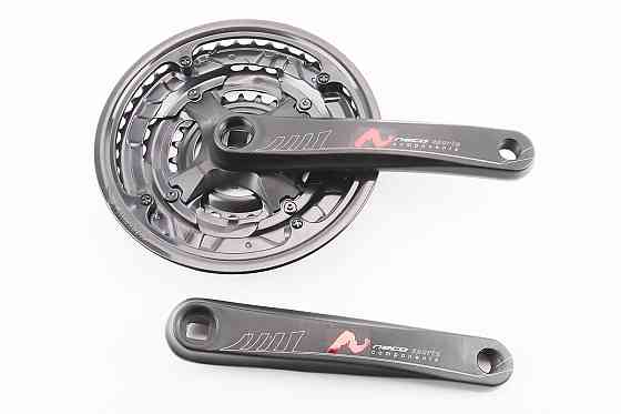 Шатуни "квадрат" 170мм, 42.34.24T MTB, алюмінієві, чорні MA14-311AP Київ