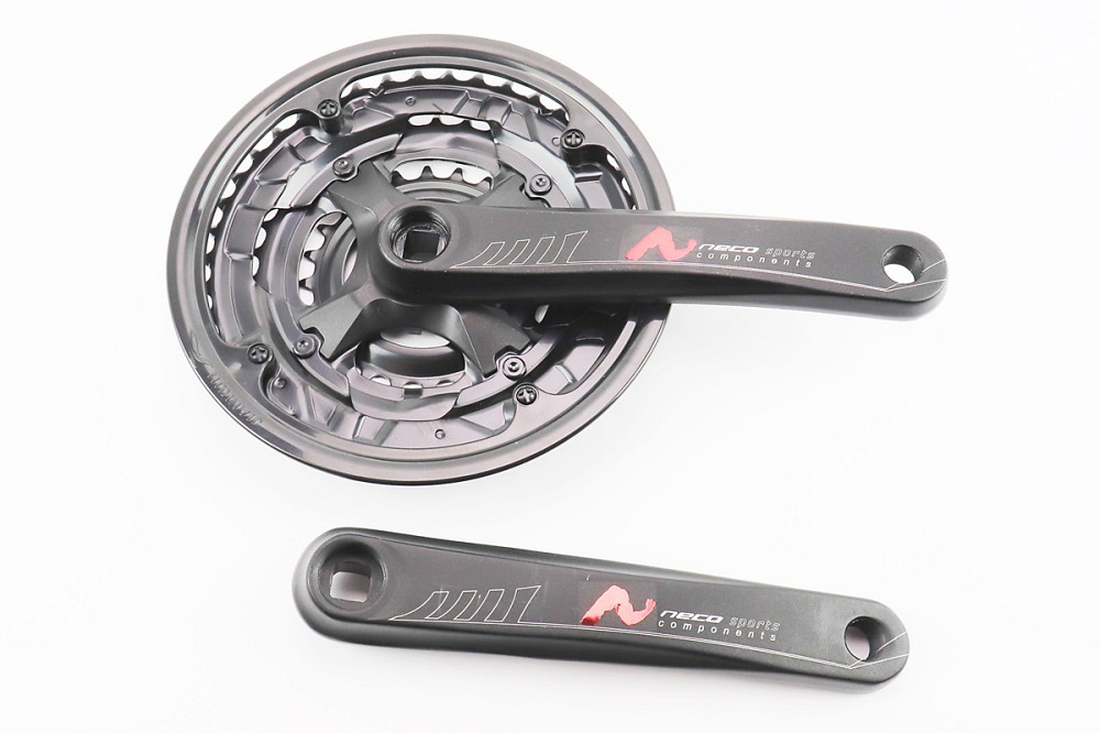 Шатуни "квадрат" 170мм, 42.34.24T MTB, алюмінієві, чорні MA14-311AP Київ - фото 1