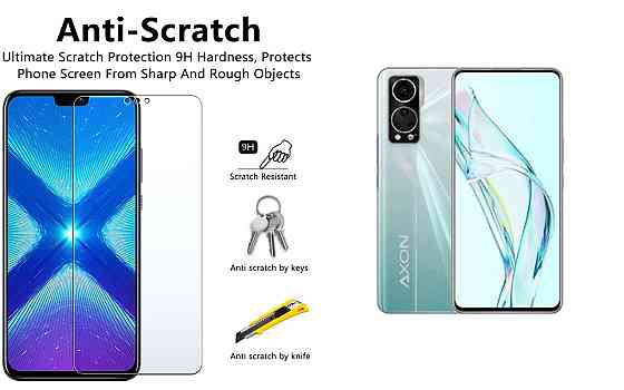 Захисне скло NeoGlass для ZTE Axon 30 5G, Axon 30S – надпрозоре та стійке Київ