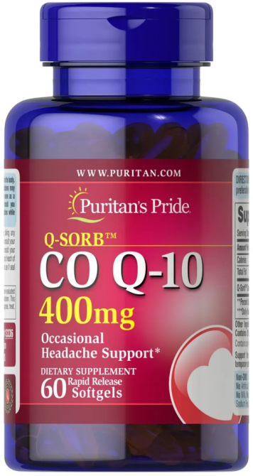 Коензим Q10 підтримка роботи серця Puritan's Pride CO Q-10 60 капс Київ - фото 1
