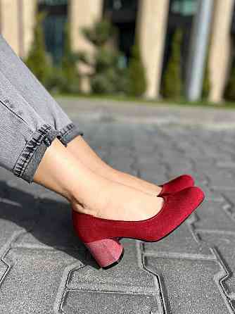 Nivelle Туфлі жіночі NIVELLE червоні замша натуральна каблук 6 см (1529/6030-6045) Коломия