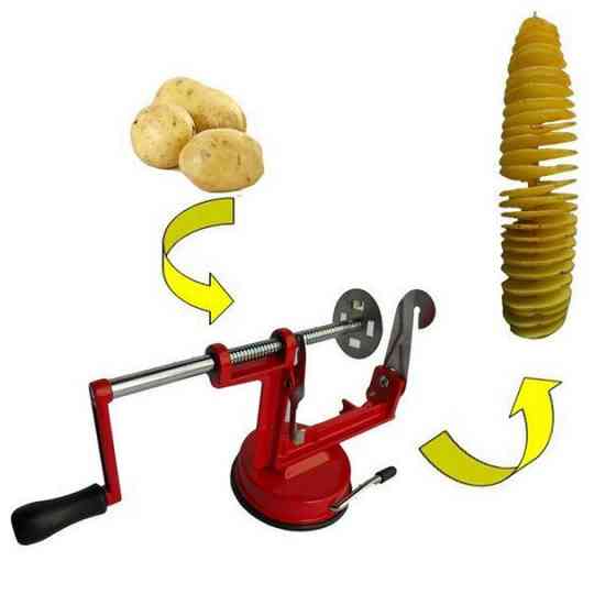 Машинка для різання картоплі спіраллю SPIRAL POTATO SLICER UJ-77 Івано-Франківськ