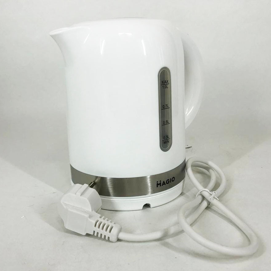 Электрический чайник бесшумный Magio MG-110 1 л 1360 Вт, Электрический чайник с автоотключением GS-73 Львов - изображение 12