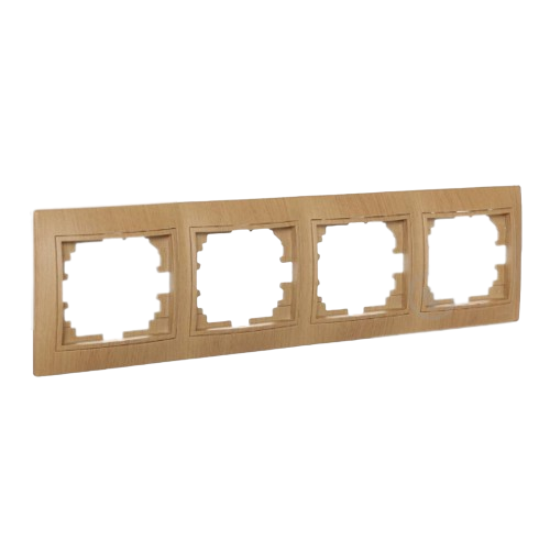 MIRA дуб вибілений матовий Рамка горизонтальна 4-а без вставки Лезард Житомир