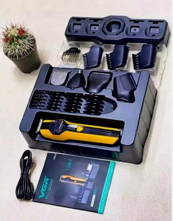 Стайлер триммер VGR V-173 13в1 з насадками (Жовтий) Київ