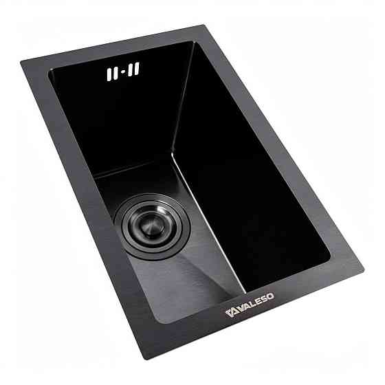 Кухонна мийка 25*40 PVD чорна VALESO Handmade (3,0/0,8) Коломыя
