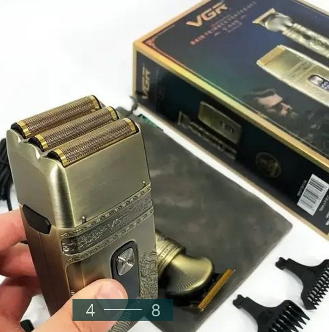 Машинка для стрижки волос Профессиональный набор : VGR-649. Киев - изображение 5