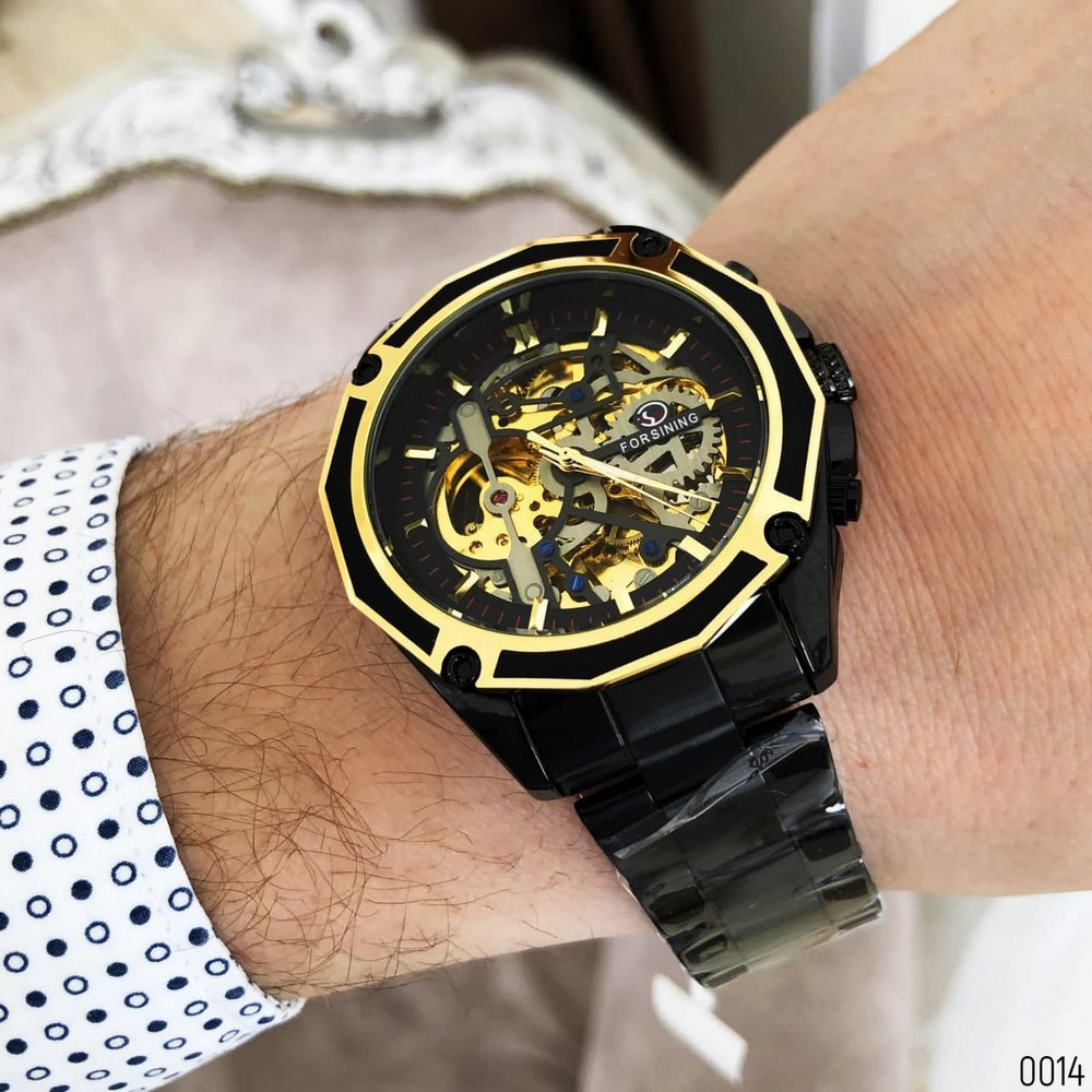 Forsining 8130 Black-Gold-Black Киев - изображение 10