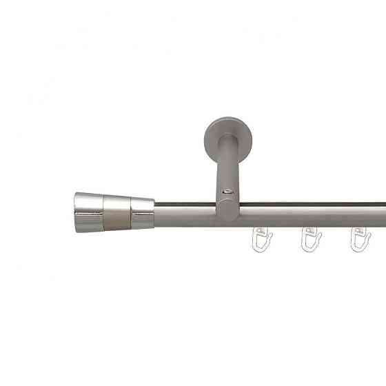 Карниз Orvit Валео V2 металевий однорядний циліндр на профіль (16 см) профільна труба  Сатин 19 мм 300 см Львов