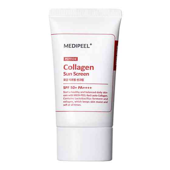 Солнцезащитный крем для лица сужающий поры Red Lacto Collagen Pore Lifting Sun Cream SPF 50 MEDI-PEEL 50 мл Киев