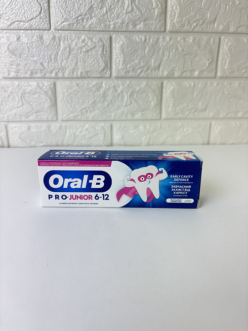 ORAL-B дитяча зубна паста Pro-Junior від 6 до 12 років Гостомель - фото 1