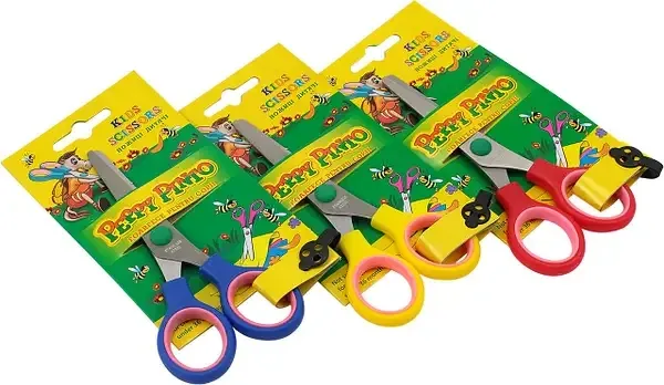 Ножиці дитячі 13,5 см "Peppy Pinto" ергоном. ручки з прогумов. вставками, SP4013B, шт Київ - фото 1