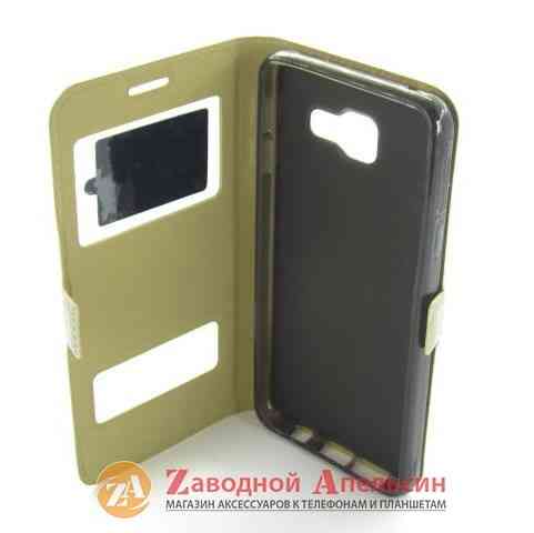 Чохол книжка Samsung A3 2016 A310 Smart Case gold Одеса