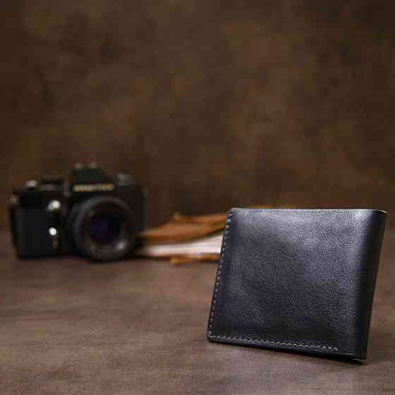 Портмоне из натуральной кожи GRANDE PELLE 11462 Черный Киев