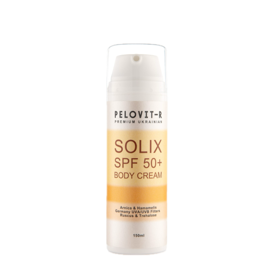Крем для тіла з SPF 50+SOLIX Body Cream (Pelovit-R) 150 мл. Харків