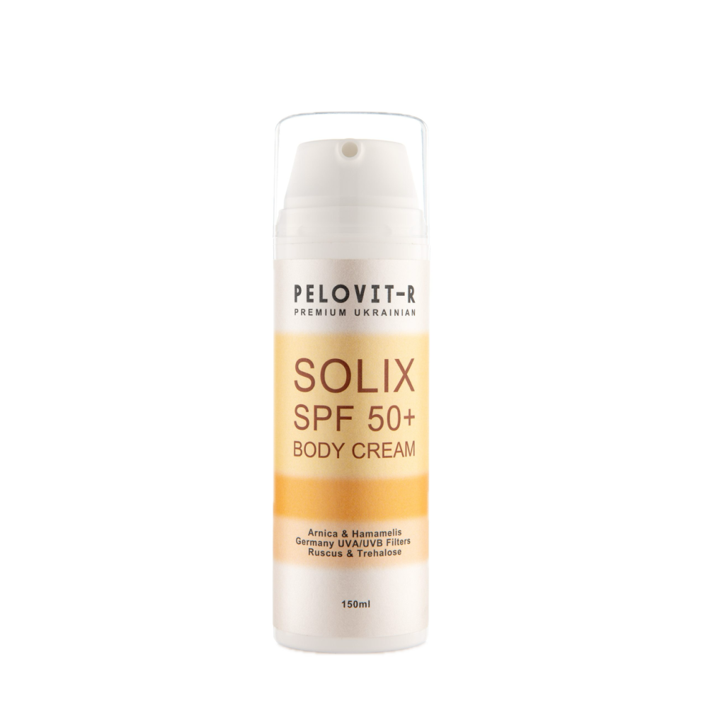 Крем для тіла з SPF 50+SOLIX Body Cream (Pelovit-R) 150 мл. Харків - фото 1