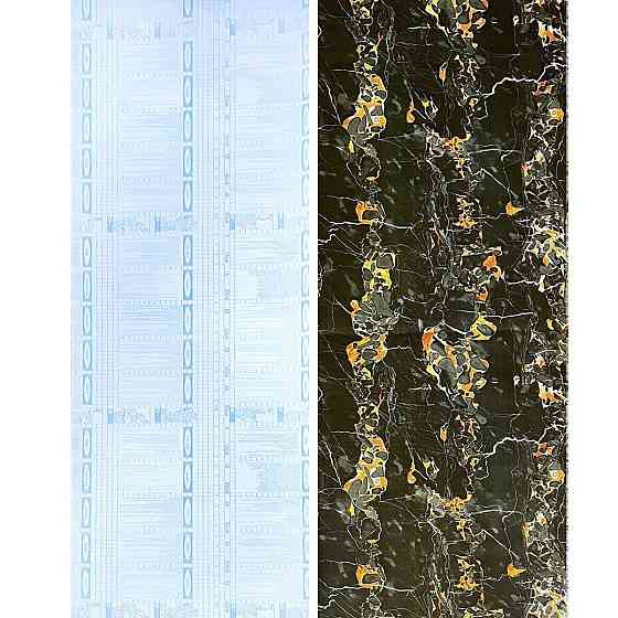 Самоклеюча плівка 0,45х10м х 0,07мм Чорний мармур з жовтим SW-00001282 Київ