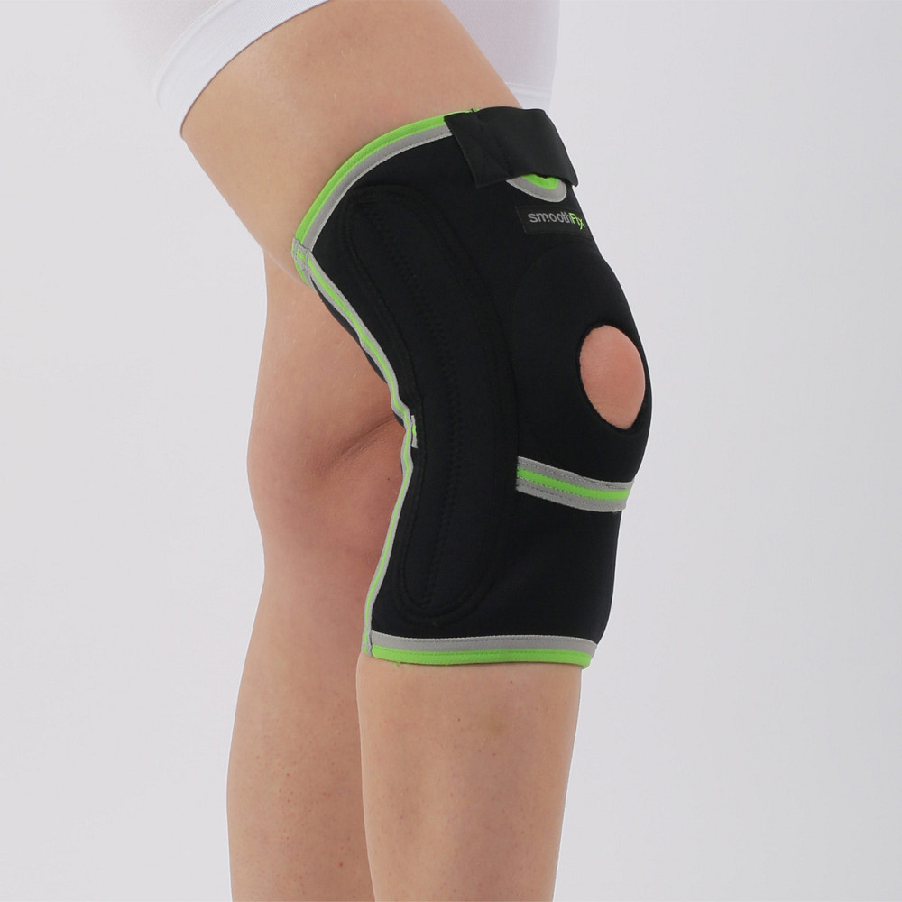 Бандаж на колено неопреновый с ребрами жесткости, наколенник с открытой чашечкой (короткий) Размер XXL Каменец-Подольский - изображение 5