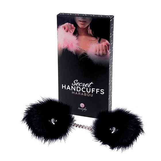 Наручники Secret Marabou Чорні Sex Aura Киев