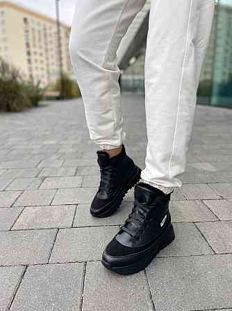 Без бренда Черевики жіночі VLADEKS чорні натуральна шкіра зима 40р.41р. (5185) Коломия