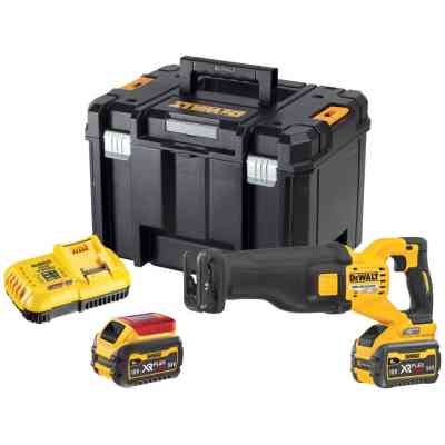 Шабельна пила DeWALT 54В XR FLEXVOLT Li-lon 2 Аг, 0 - 3000 ход/хв, 3.54 кг, кейс TSTAK (DCS389T2) Вінниця