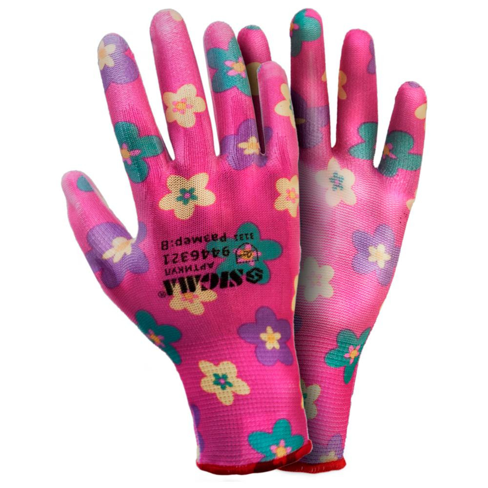 Sigma Перчатки с ПУ покрытием (красные, манжет) SIGMA (9446321) Киев - изображение 1