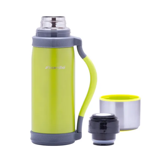 Термос 1200мл з нерж.сталі (блакитний, фіолет., Оранж., Салат.) KAMILLE Житомир - фото 8