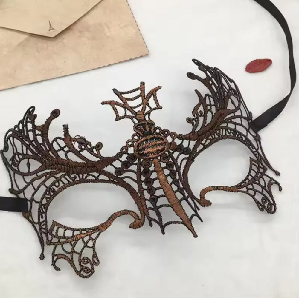 Карнавальна маска на очі one size коричневий Київ - фото 1