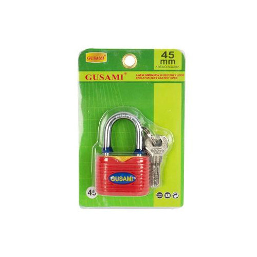 Замок навесной GUSAMI 45мм с 4 ключами, прочный корпус Киев - изображение 2