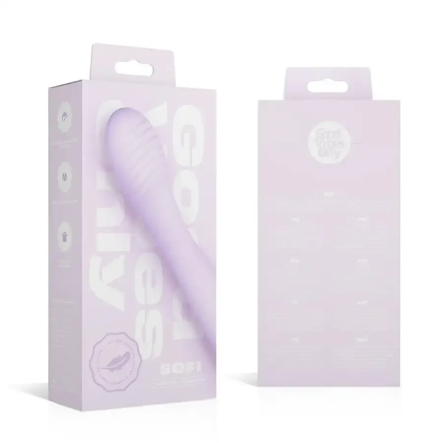 Вибратор точки G Good Vibes Only – SOFI G-Spot Vibrator Soft Silicone – Purple, гибкий, 10 режимов Львов - изображение 8