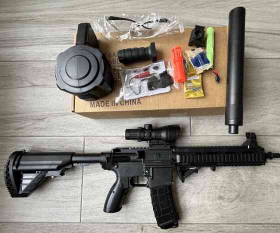 Автомат на орбизах М4А1, гель бластер на орбизах , детский автомат. Харків