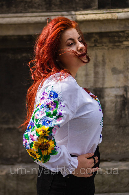 Натуральна Блузка з вишивкою вишиванка "Маріанна" для жінок S-3XL Кривий Ріг - фото 3