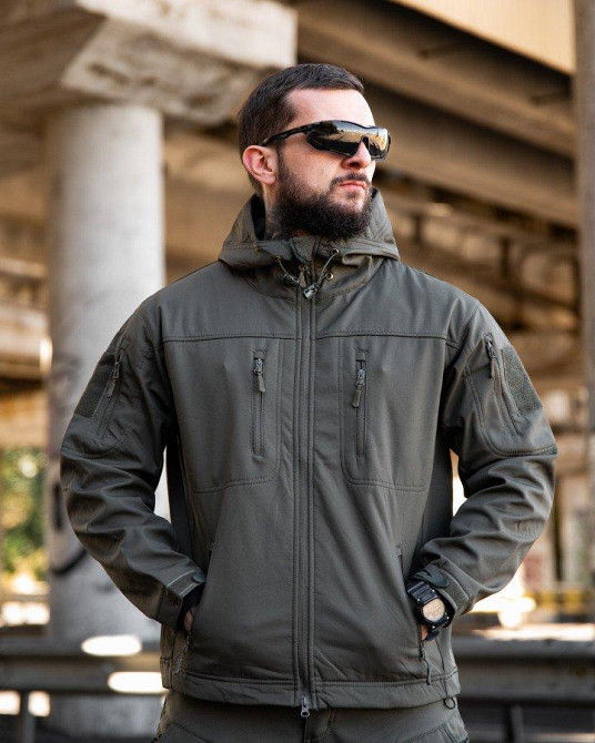 Міська тактична куртка MAXIMUS софтшел light grey ПП7983 Одеса - фото 1