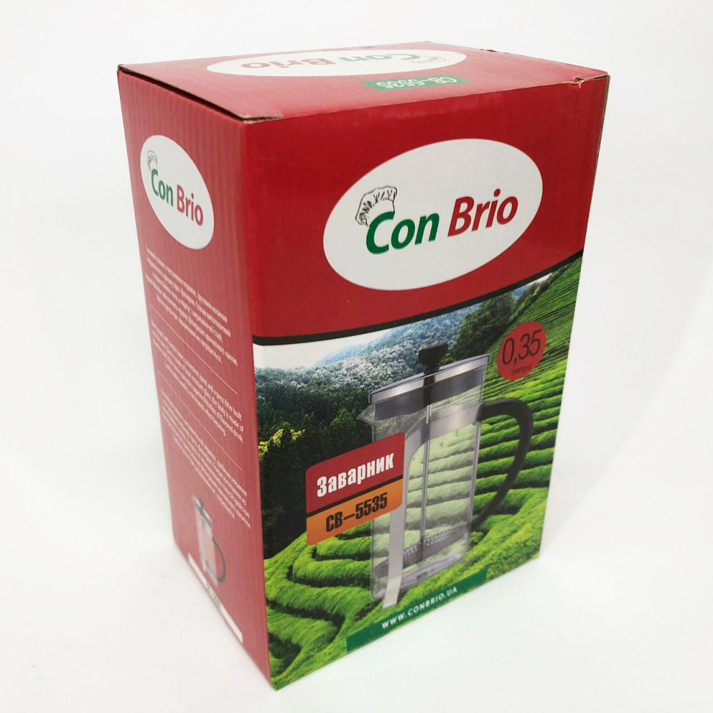 Скляний чайник для кави та чаю Con, Стильний скляний заварювальний чайник Заварний CQ-88 Івано-Франківськ - фото 10