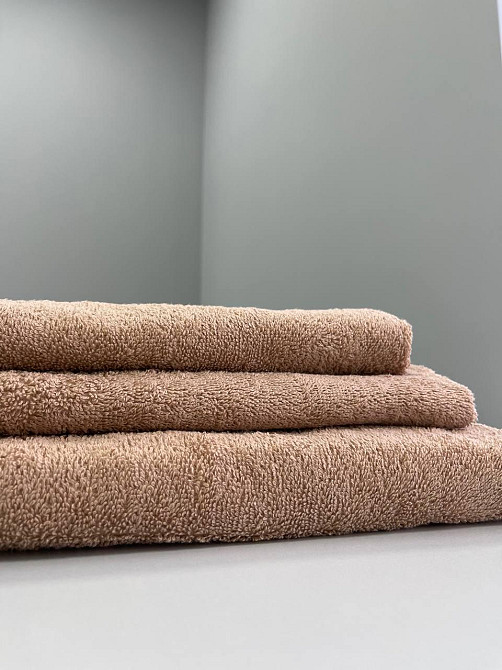 Махровое полотенце Ideal Textile 70х140 см однотонное (56860538) бежевий Черновцы - изображение 5