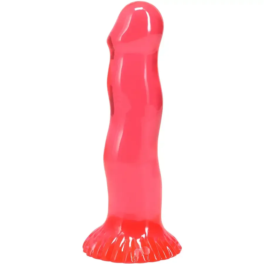 Набір фалоімітаторів Doc Johnson Crystal Jellies - Dong Starter Set - Purple, Pink, Green Львів - фото 3
