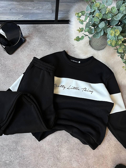 Женский стильный теплый костюм двойка трехнить на Флисе Одесса - изображение 4